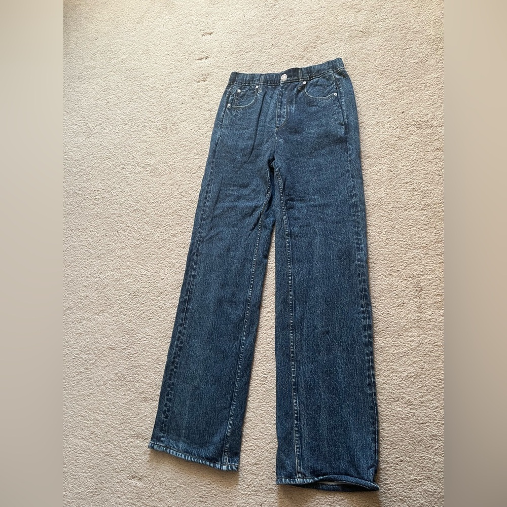 Rag & Bone medium Blue Straight Leg faux Jeans